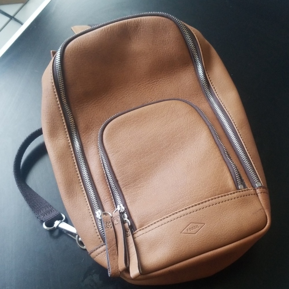 Authentic Leather Fossil Crossbody